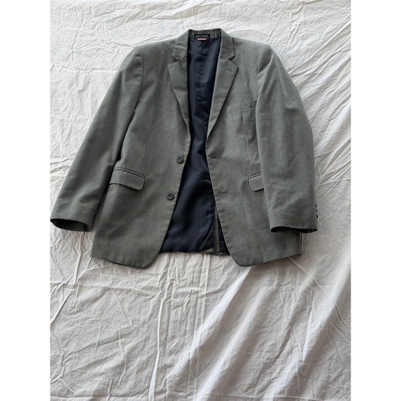 Tommy Hilfiger Other - Tommy Hilfiger Boys Gray Blazer Sport Coat Size 16 Formal Wedding School Suit